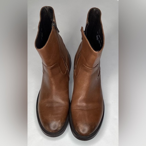 Kalena women’s Italian made leather boots, low heel, zipper, size 39 - Picture 4 of 12